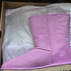 UGG Pink Suede Winter Boots